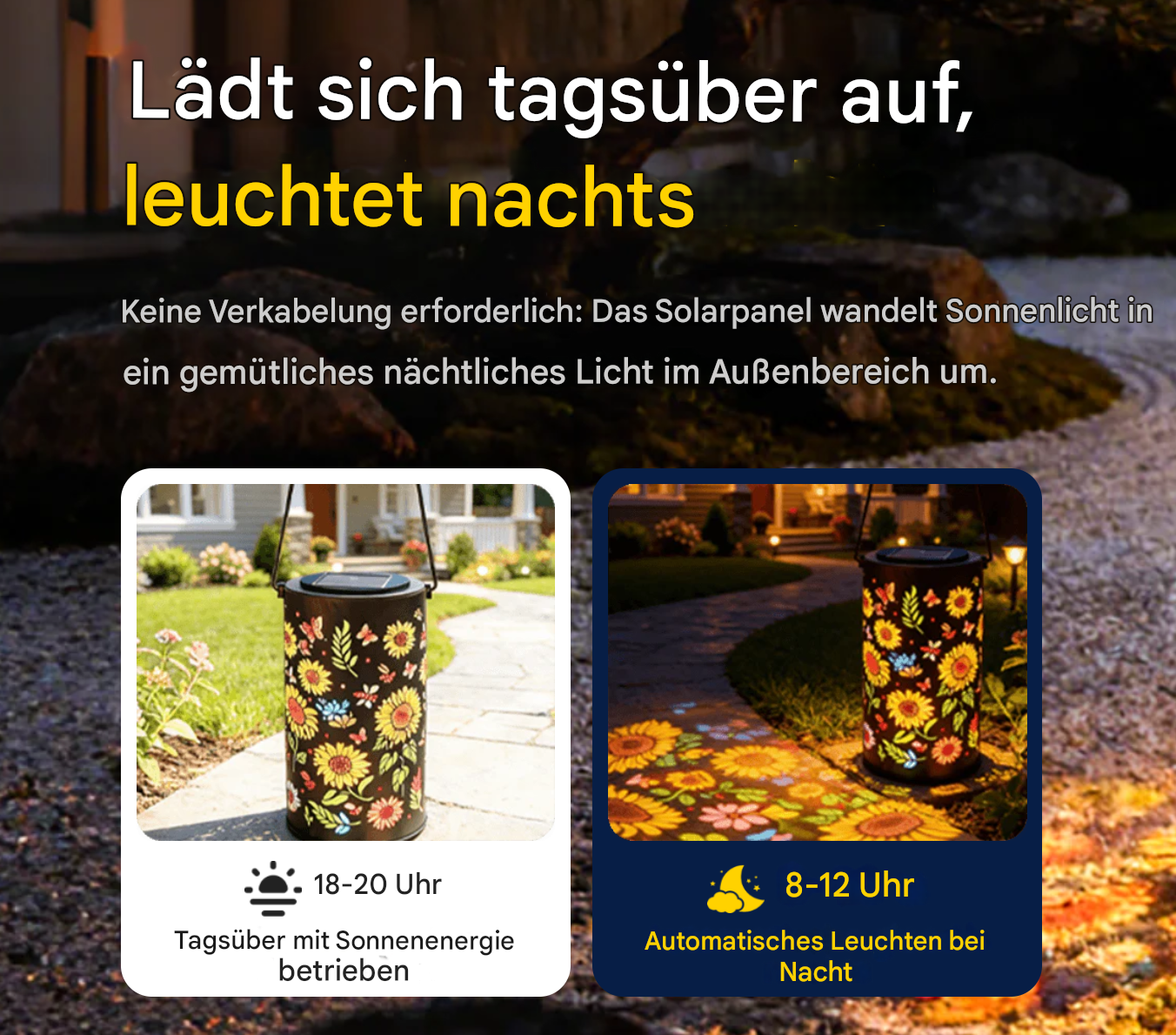 Lumévia™ Leaf | Magische Beleuchtung für Garten &amp; Terrasse