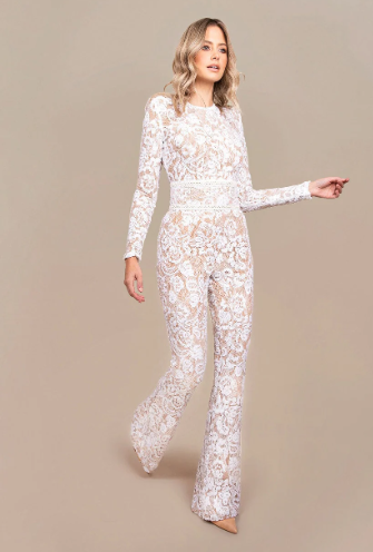 Elegance Jumpsuit™ | Mitternachts-Spitze