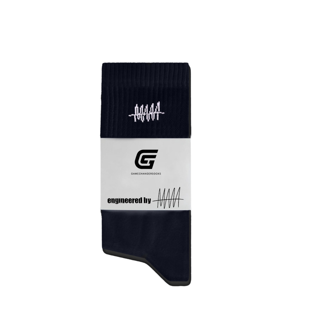 UrbanCrew™ – Schwarze High-Cut-Socken für Alltag & Streetwear