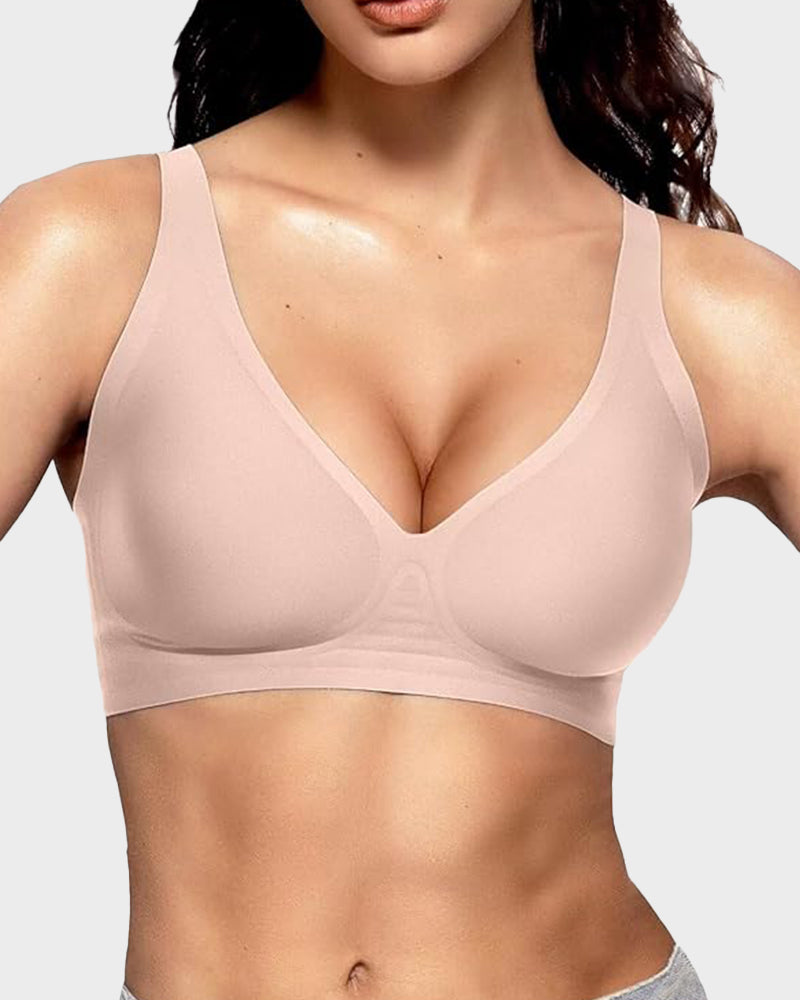 Seamless Deep V Push-Up Bra | Unsichtbar, bequem & kabellos