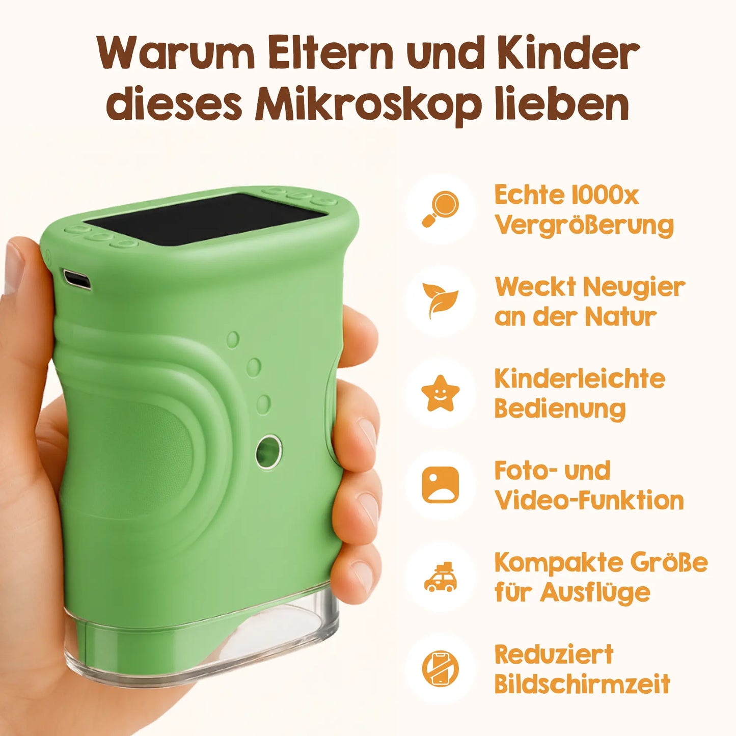 Edubini Abenteuer-Mikroskop® (Ostergeschenk-Starterset)