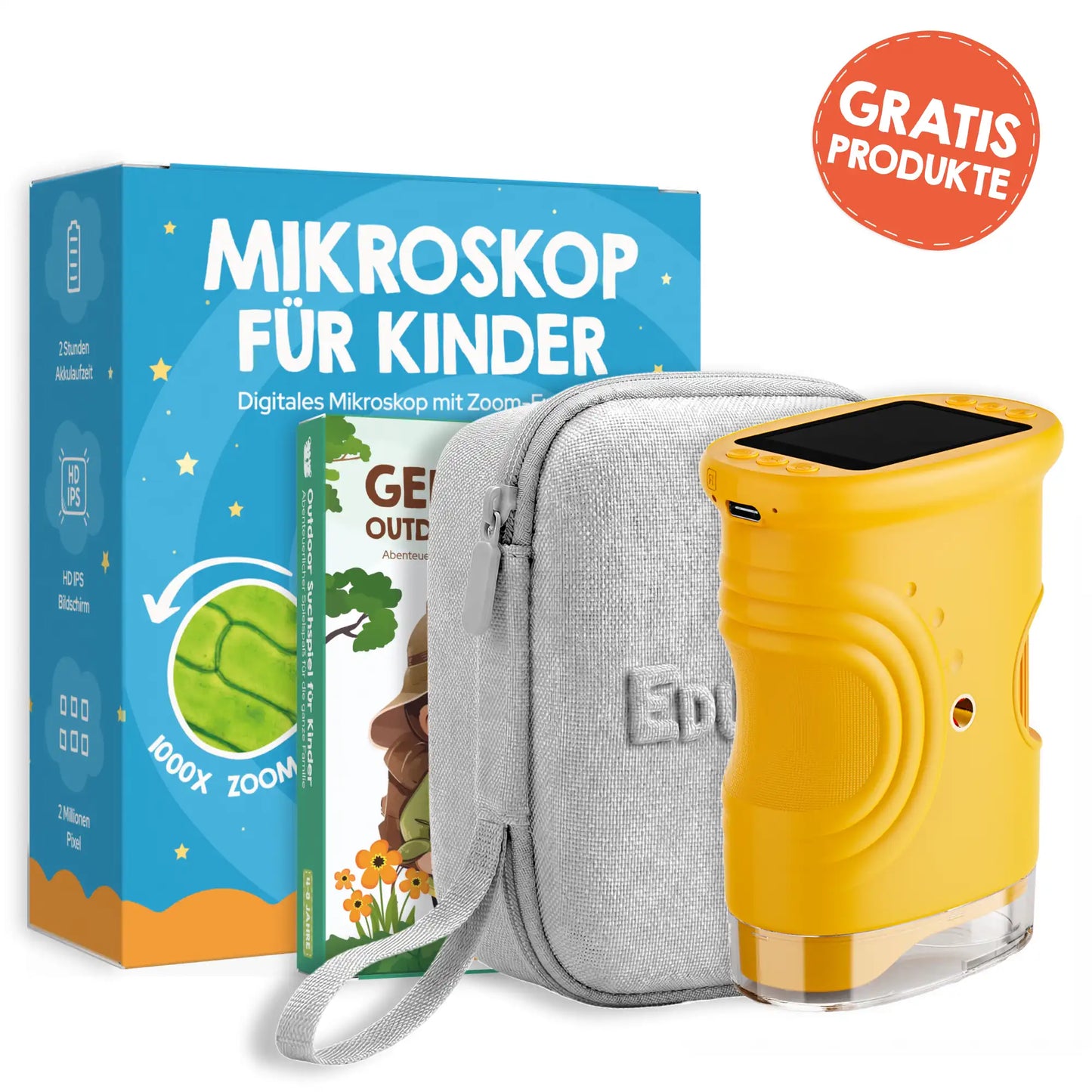 Edubini Abenteuer-Mikroskop® (Ostergeschenk-Starterset)