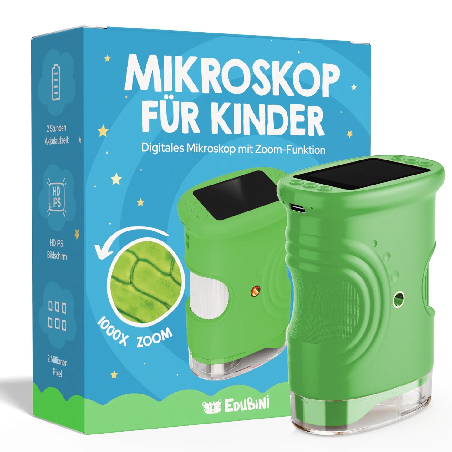 Edubini Abenteuer-Mikroskop® (Ostergeschenk-Starterset)