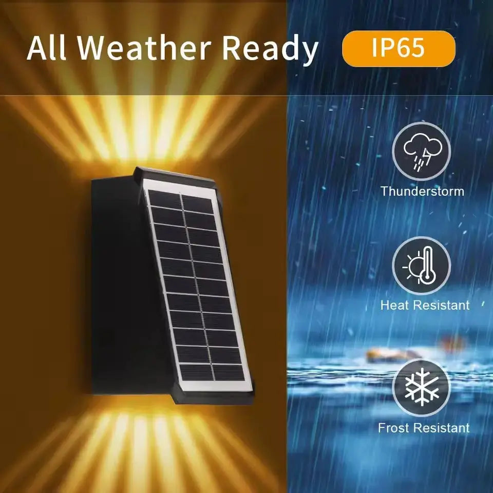 Solarleuchte mit Farbenspiel | Für stilvolle Abende im Garten