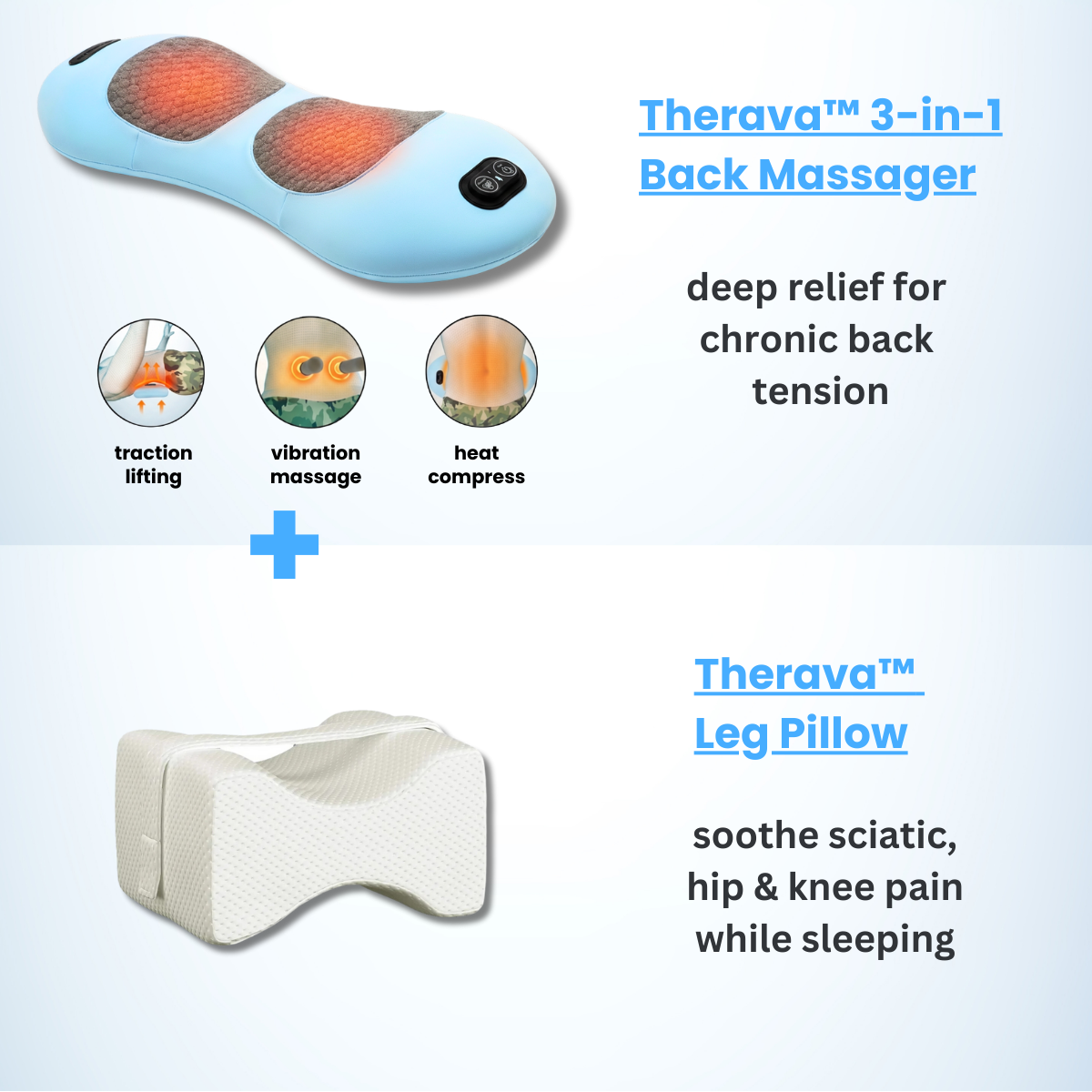 Original Therava™ 3-in-1 Rückenmassagegerät