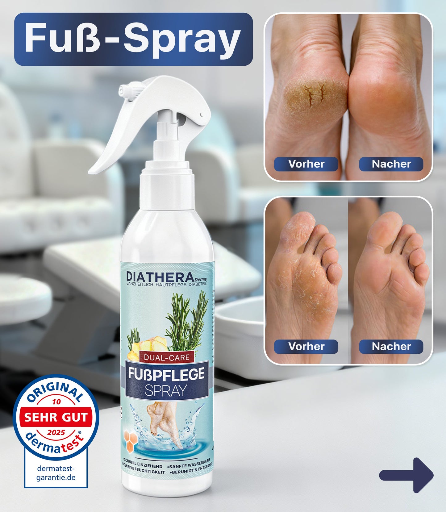 Fußpflege-Spray