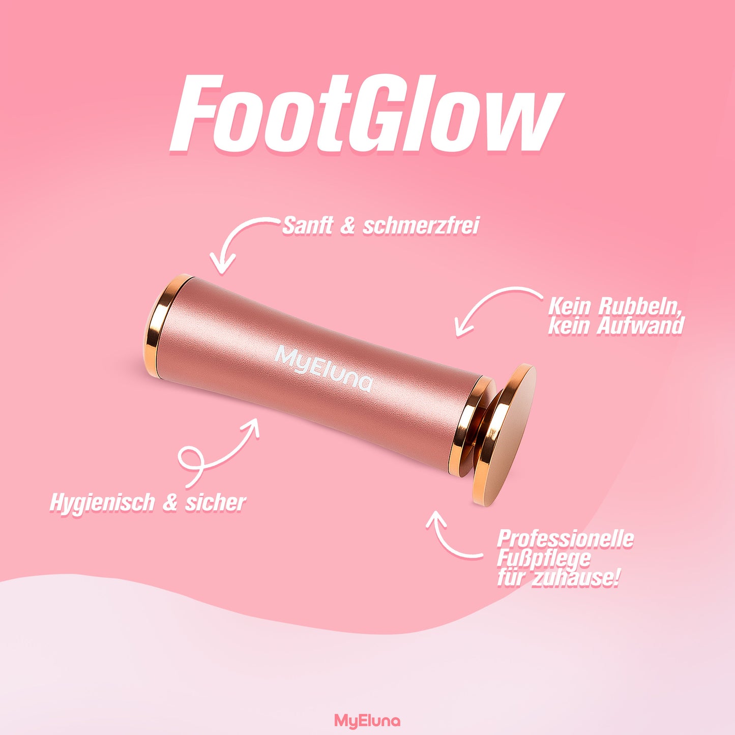 FootLuxe™ – Sanftes Pflegegerät für sichtbar weichere Füße