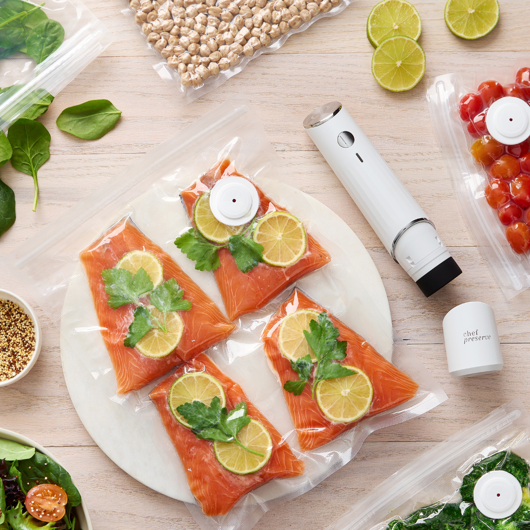 Chef Preserve™ Kompakter Vakuumierer | Lebensmittel bis zu 5× länger frisch halten