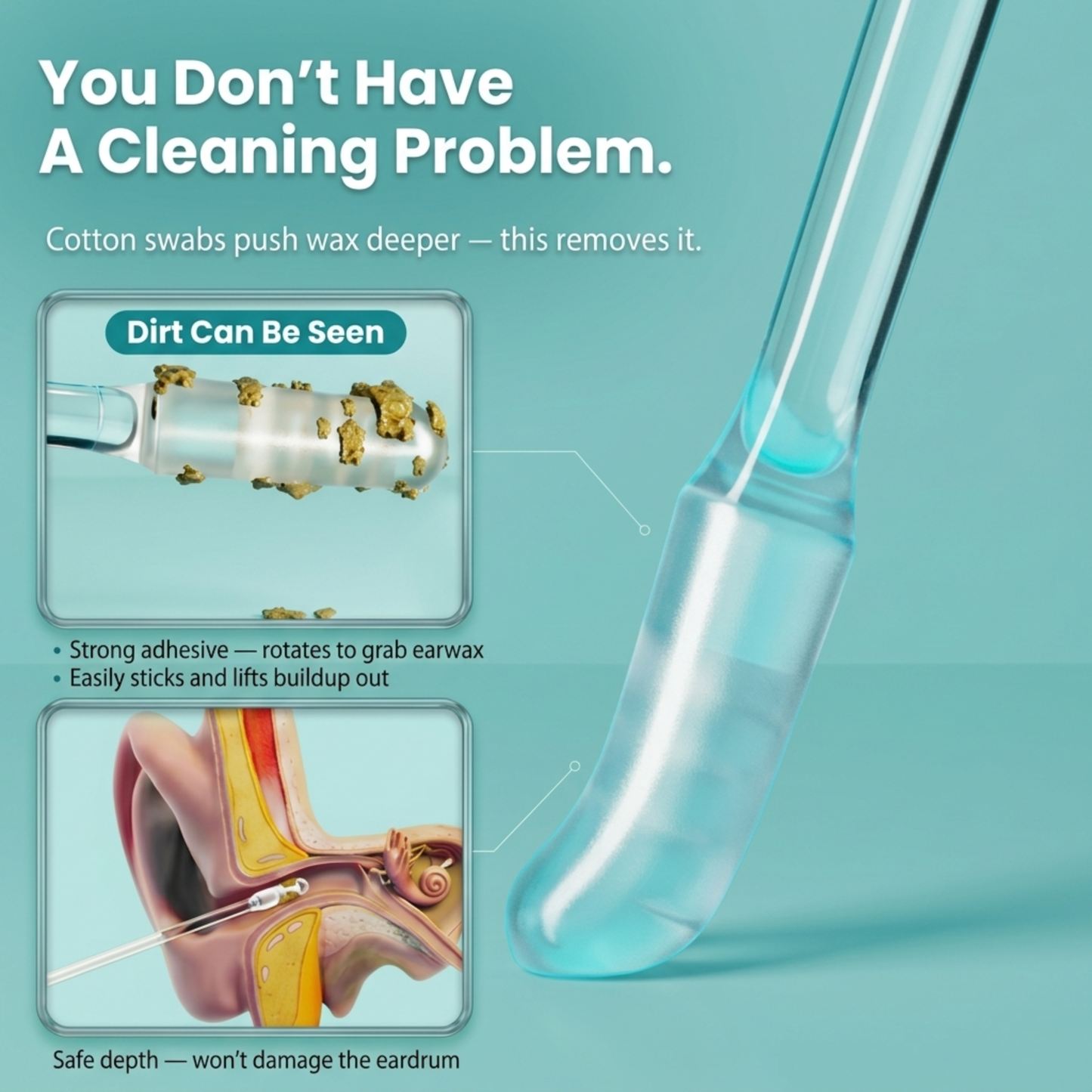 CleanEar™ – Sanfter Ohrreiniger für eine unkomplizierte Reinigung