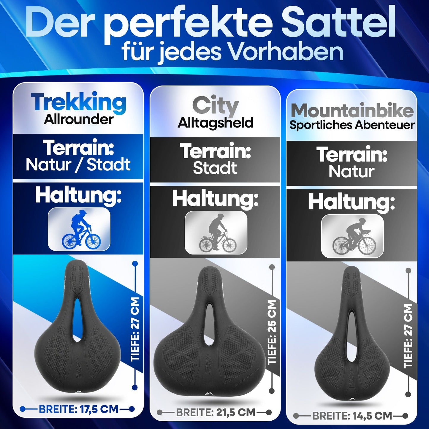 NEXTCOVER® | Fahrradsattel ComfortOne - das Original