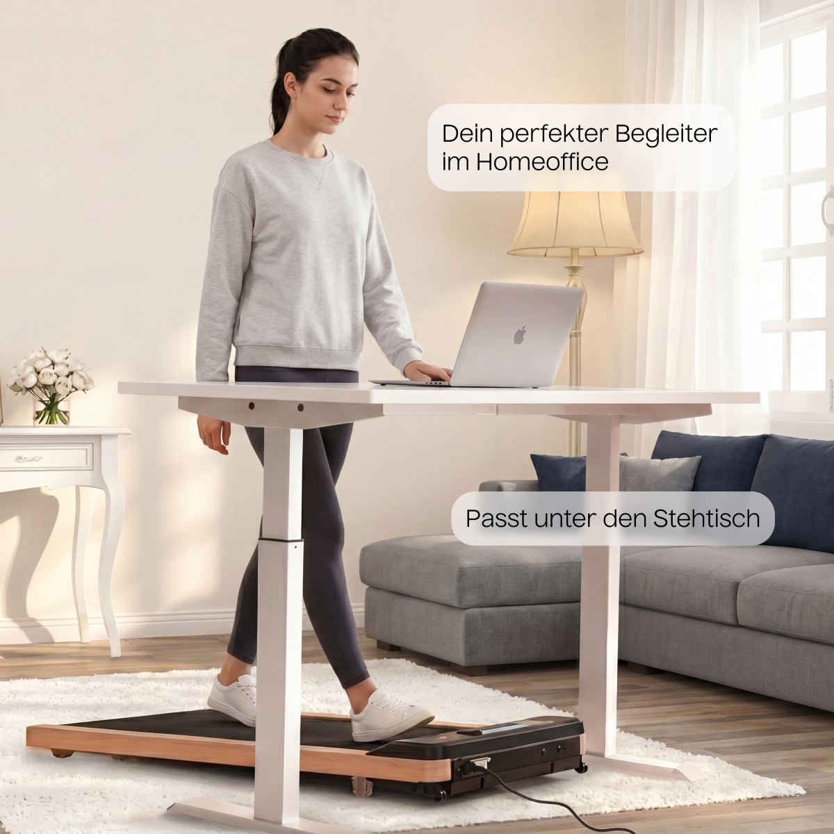 Das TWEELS Walking Pad fördert einen gesünderen Arbeitsalltag im Homeoffice