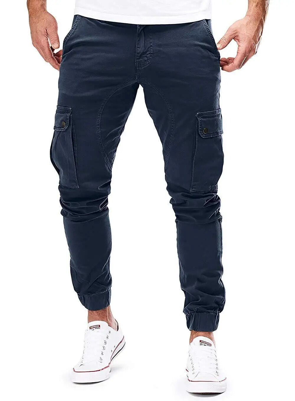 Bruno™ | Schlanke Cargohose