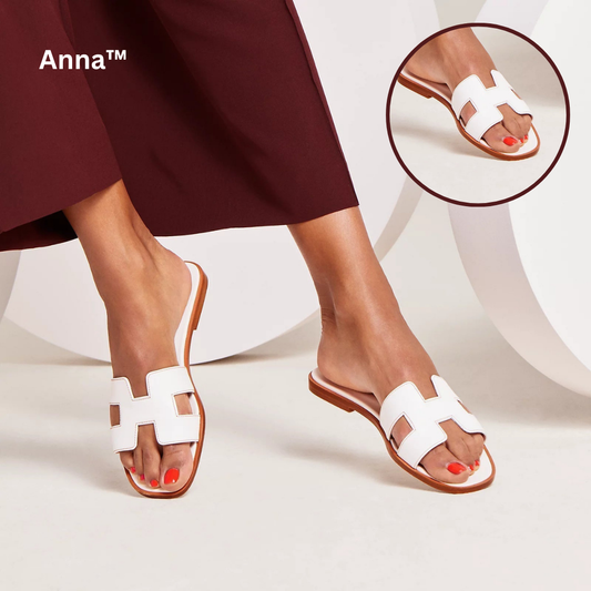 Anna™ Sandale Sommersandale aus Leder mit H-Logo