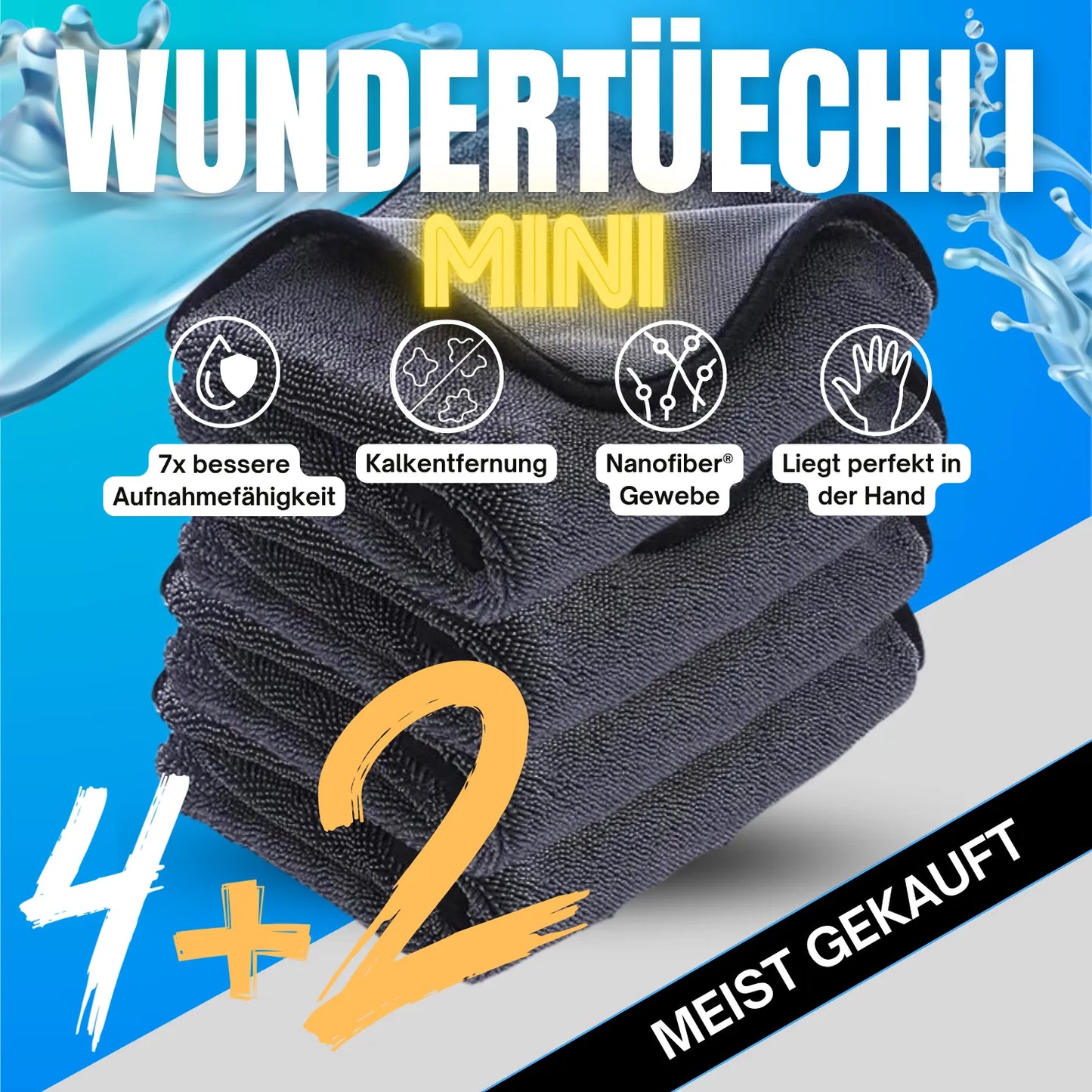 Wunderella™ – Mini-Tuch für schnelle und einfache Reinigung