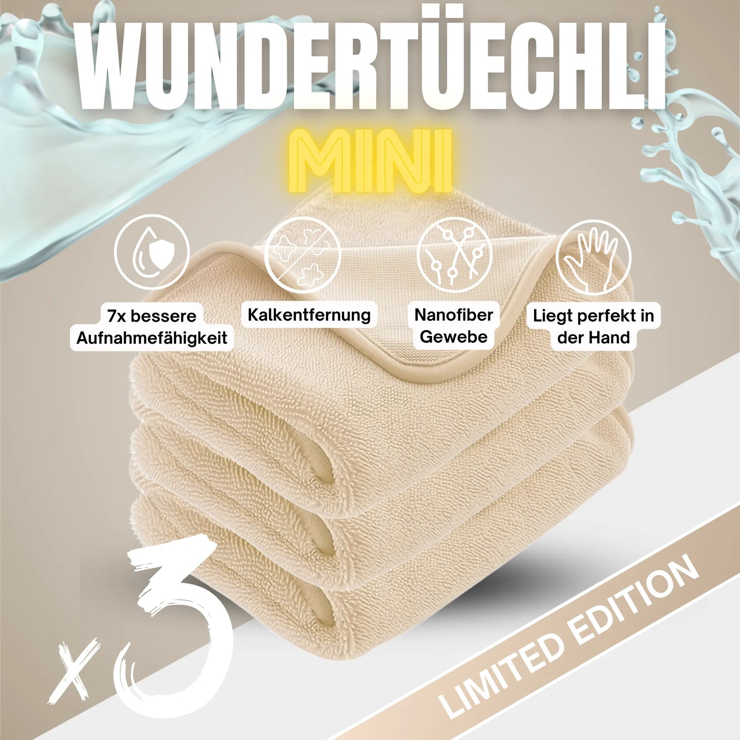 Wunderella™ – Mini-Tuch für schnelle und einfache Reinigung