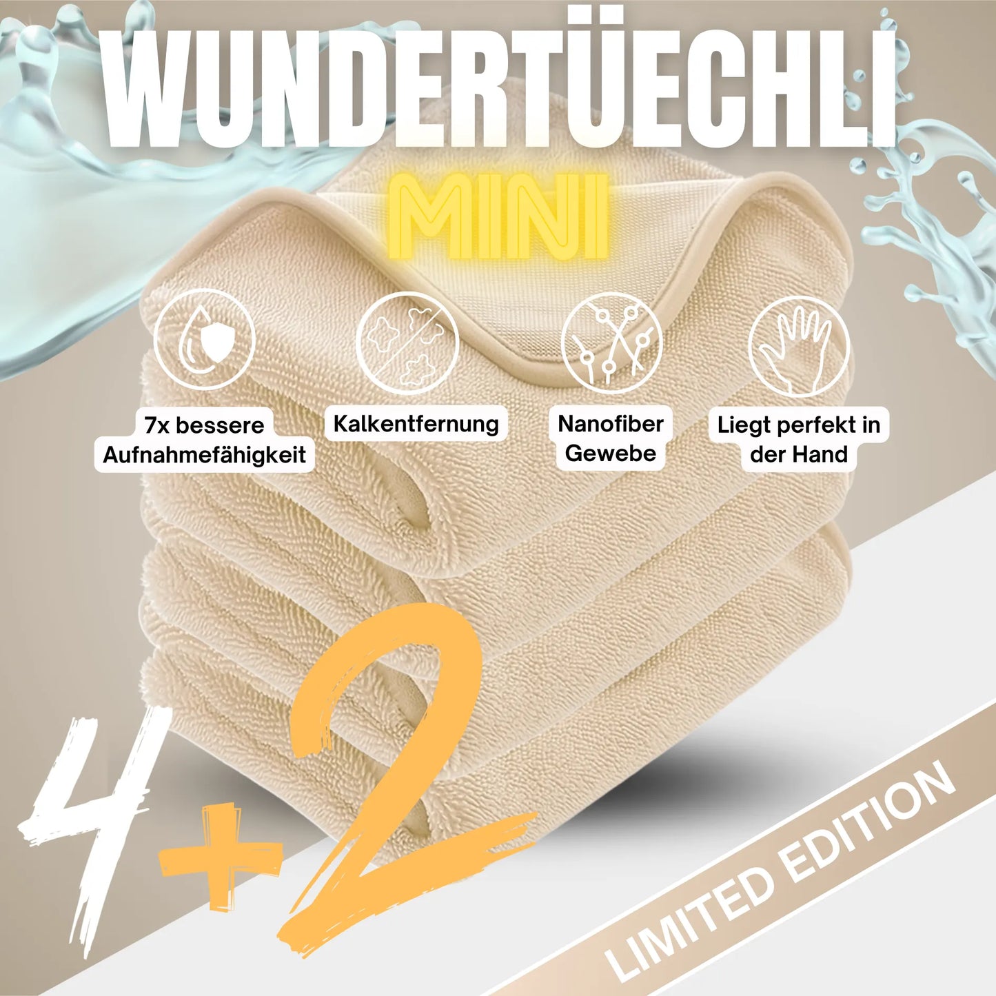 Wunderella™ – Mini-Tuch für schnelle und einfache Reinigung