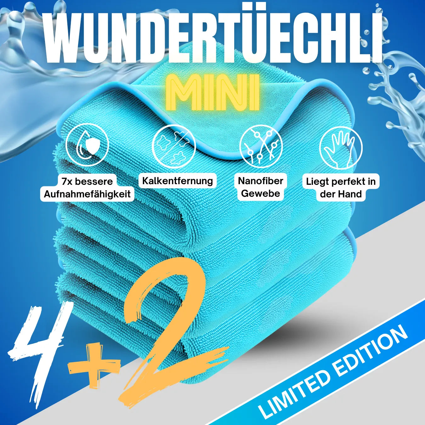 Wunderella™ – Mini-Tuch für schnelle und einfache Reinigung