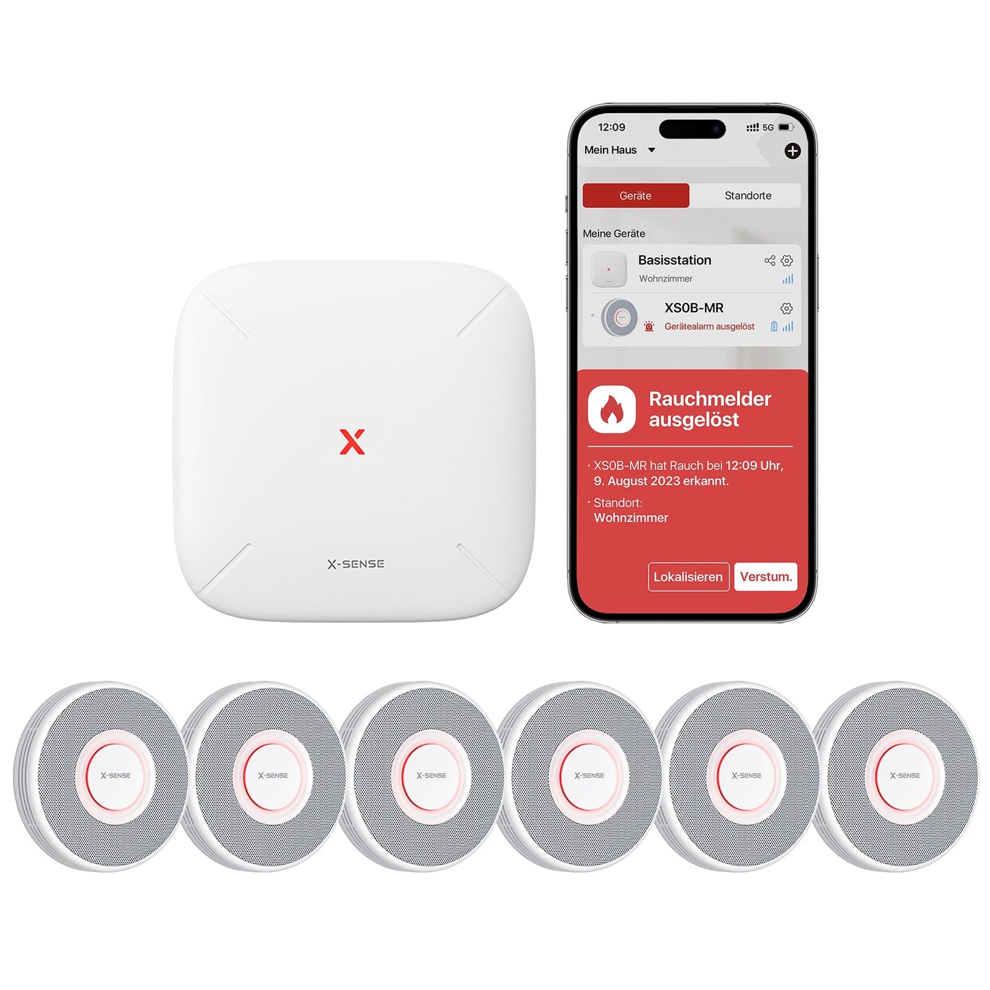 XS0B-MR Vernetzter intelligenter Rauchmelder