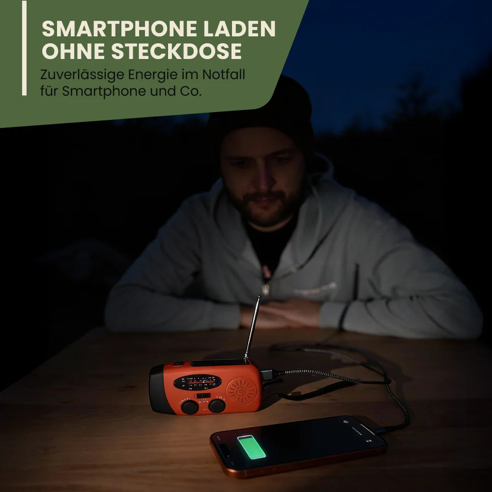 Dynox® | Notfall Radio & Handkurbel Generator für maximale Sicherheit