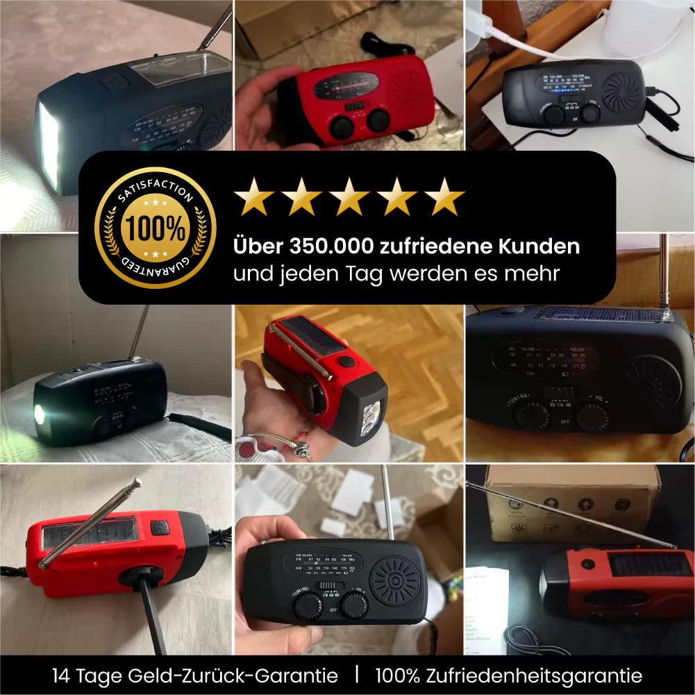 Dynox® | Notfall Radio & Handkurbel Generator für maximale Sicherheit