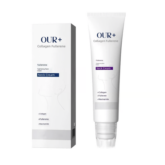 Nackencreme mit Rollenmassage 🧴 Kollagen & Hyaluronsäure | Strafft den Hals, reduziert Falten & Doppelkinn