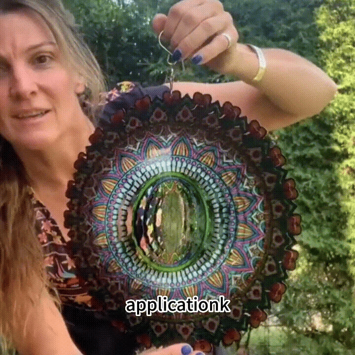 3D Effekt Windspinner | Faszinierende Bewegung & Magischer Glanz