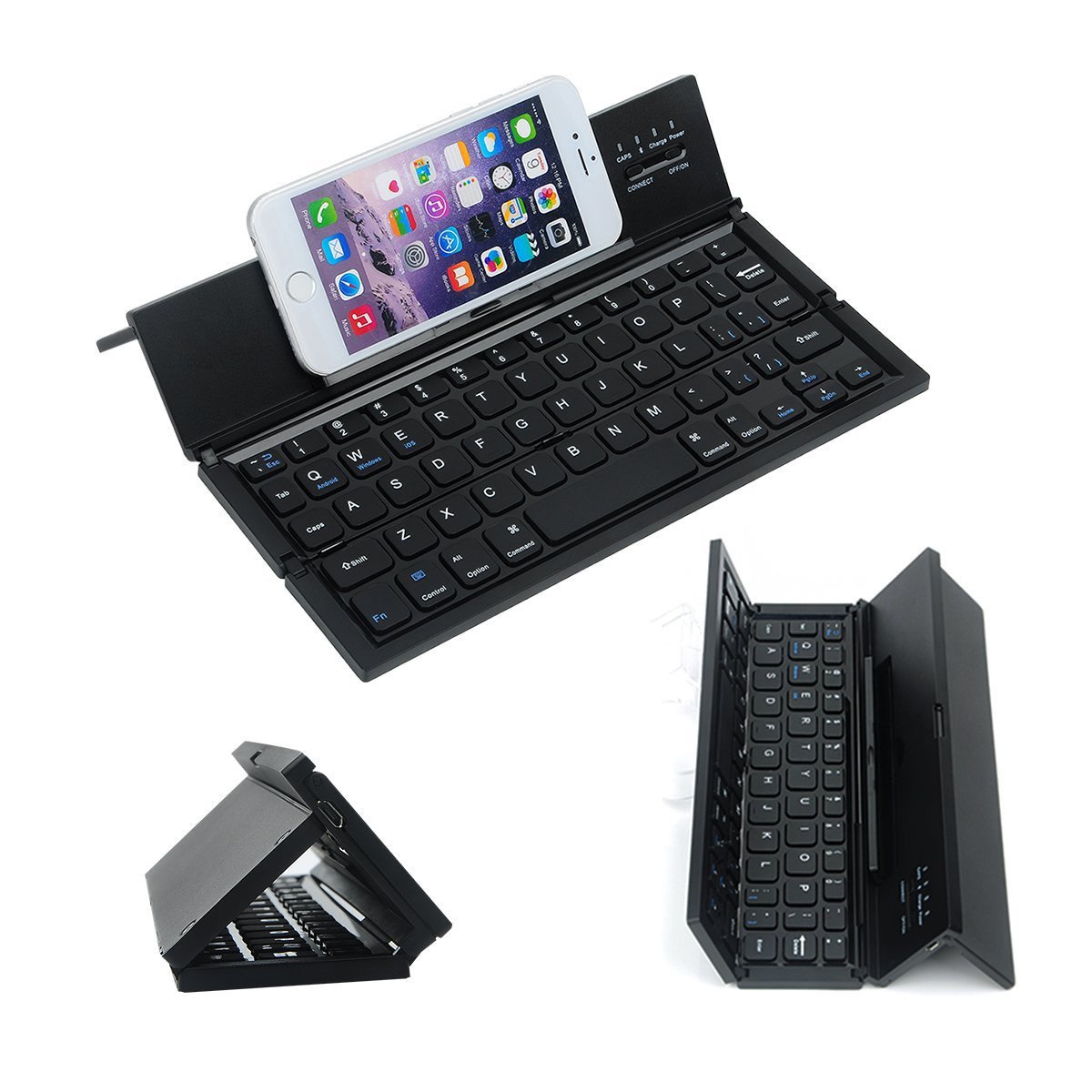 Portables Bluetooth-Tastatur | Kompakt. Tragbar. Leistungsstark.
