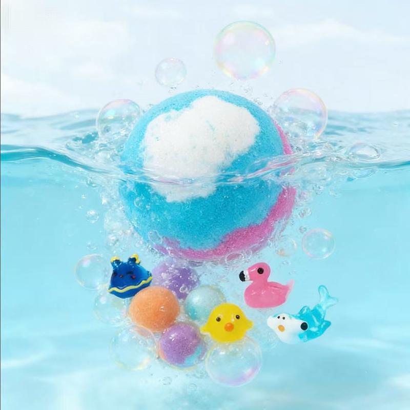 BubblyJoy | Badebomben Set für Kinder mit Überraschung und Mega Schaum