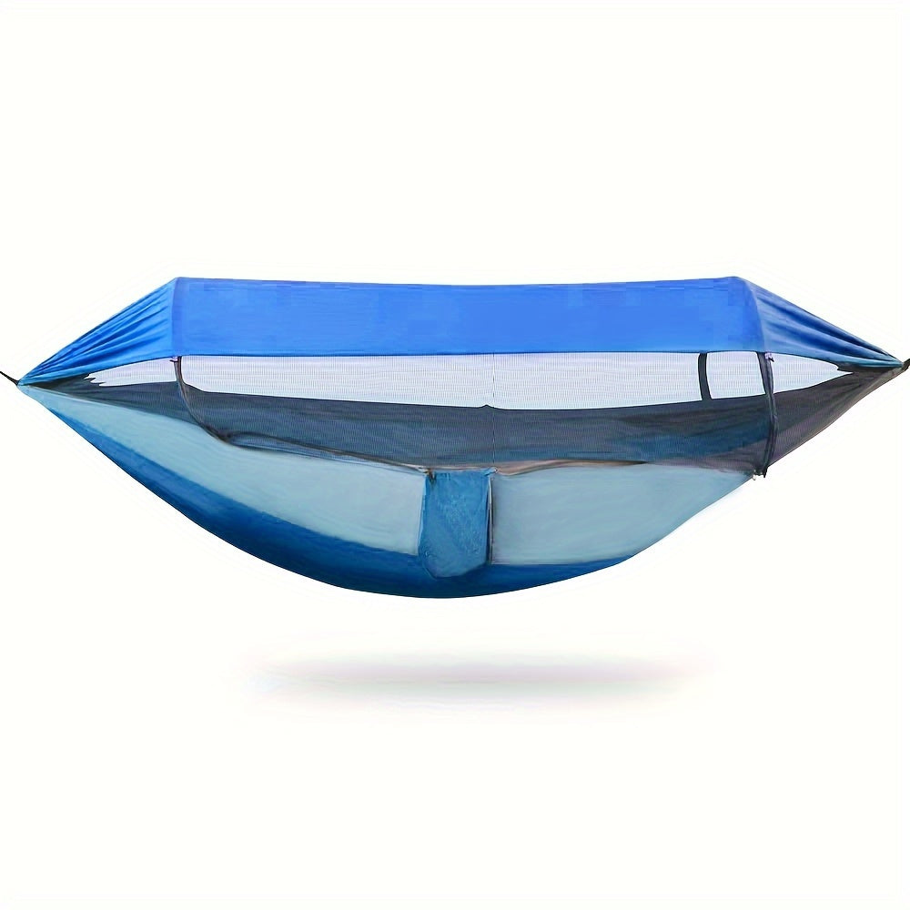 OutdoorRelax™ | Outdoor-Hängematte mit Moskitonetz und Sonnenschutz