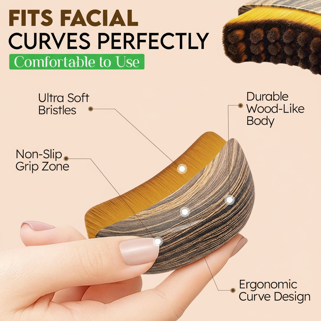 Eteross™ | Lymphatic Contour Face Brush – Natürlich Sculpted, Strahlend & Entspannt
