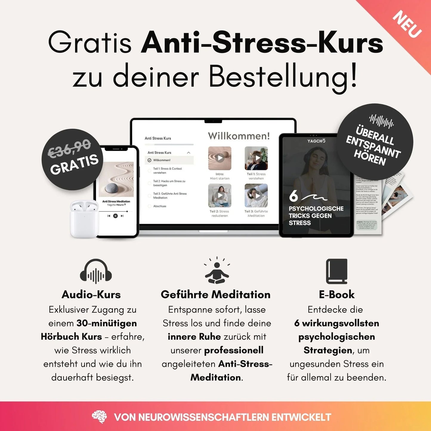 Neurovia™ | Natürlicher Anti-Stress Komplex für mentale Balance