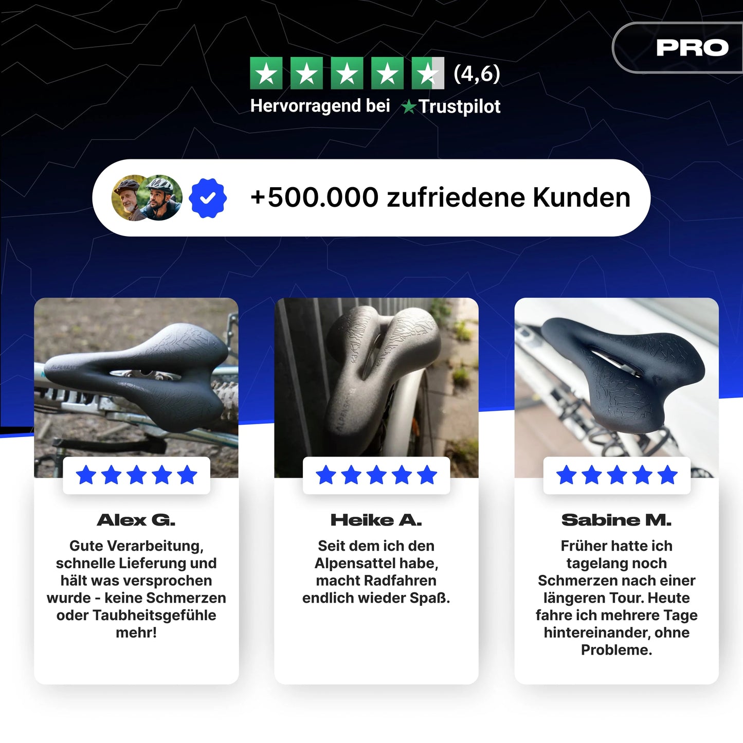 Alpensattel™ 3.0 Sport PRO Unterstützt Gesunde Sitzposition Täglich