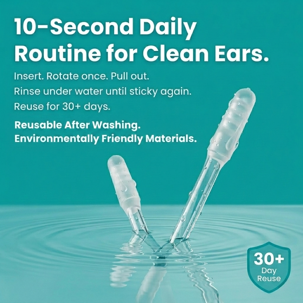 CleanEar™ – Sanfter Ohrreiniger für eine unkomplizierte Reinigung
