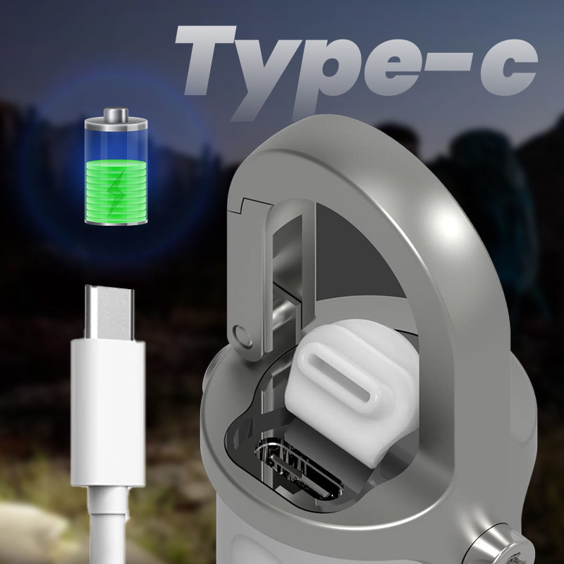 1200 Lumen superhelle Mini-Schlüsselanhänger-Taschenlampe, wasserdicht