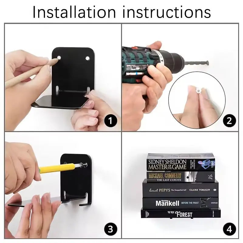 Schwebendes Wandregal | Unsichtbare Eleganz für mehr Raumgefühl