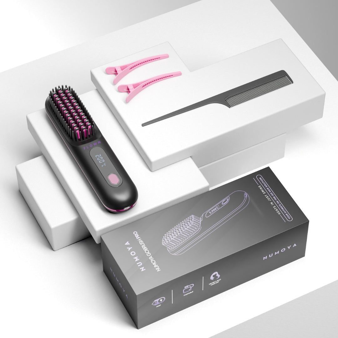 FLOWN (ehemals Numoya Portable Straightener Brush) – GoBrush PRO
