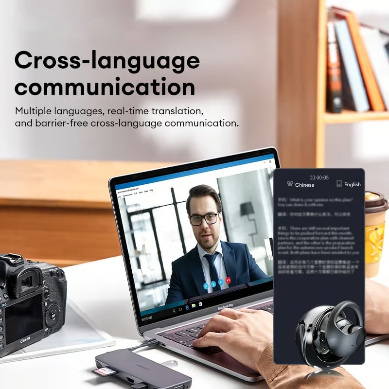 AI Translation T26 Pro MAX™ | Kabellose Bluetooth Übersetzungs-Earbuds