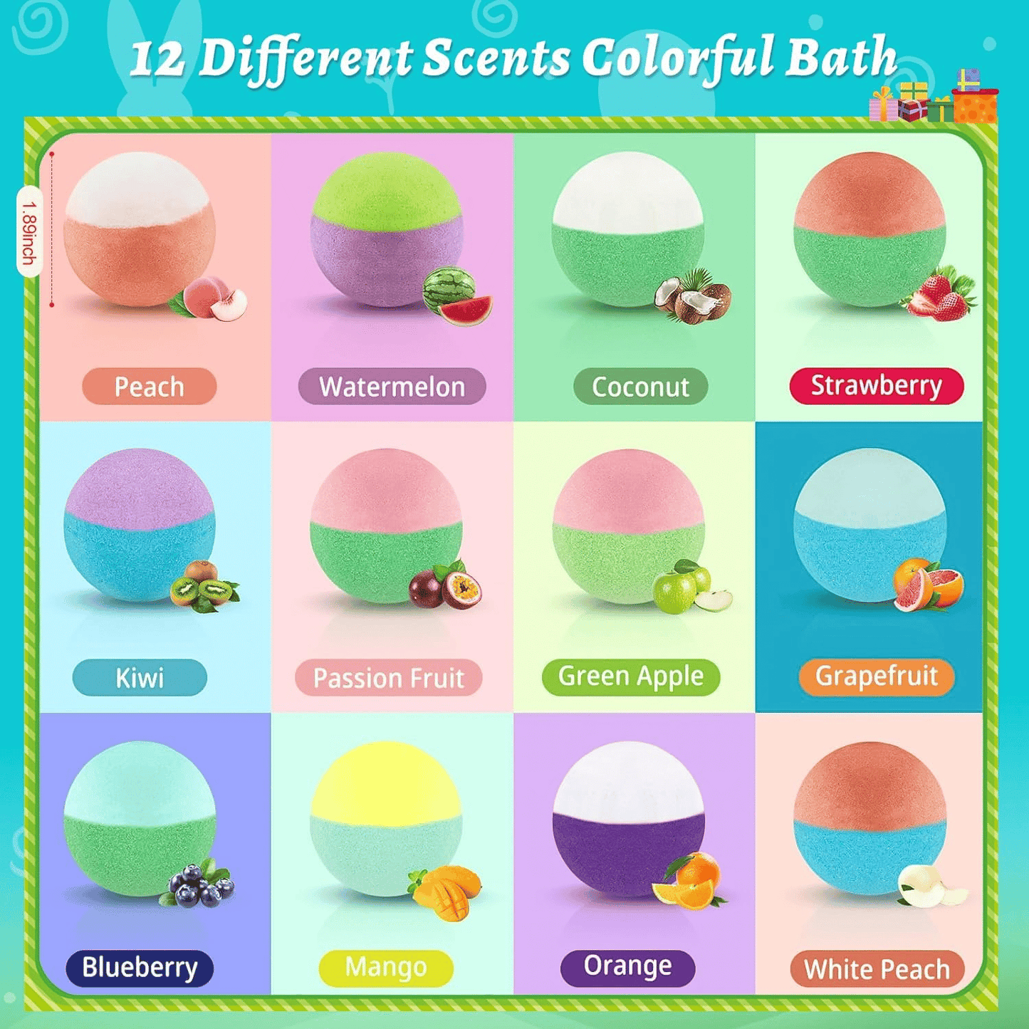 BubblyJoy | Badebomben Set für Kinder mit Überraschung und Mega Schaum