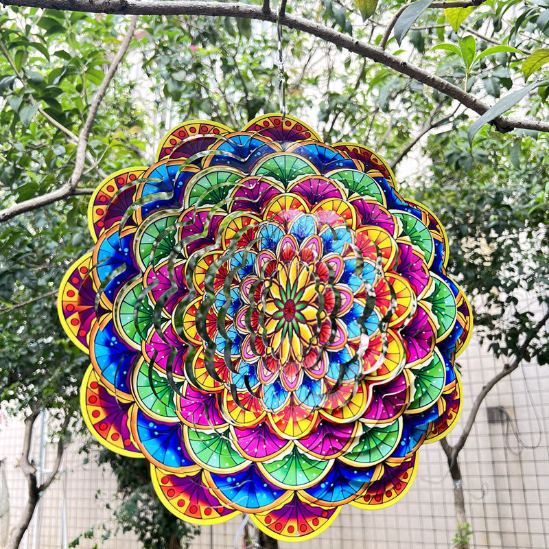 3D Effekt Windspinner | Faszinierende Bewegung & Magischer Glanz