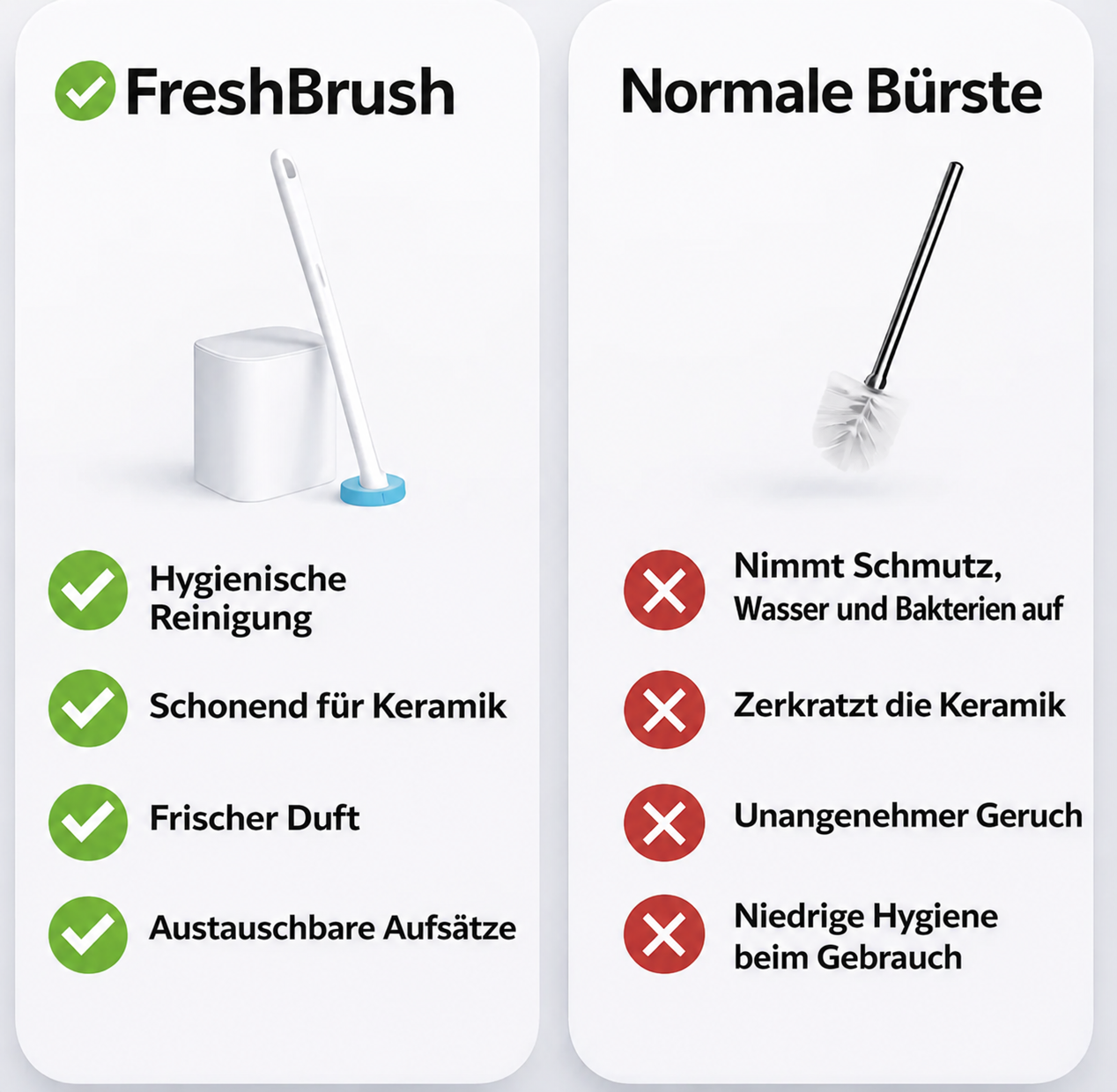 PureScrub™ – Hygienische Silikon-Toilettenbürste für gründliche Reinigung