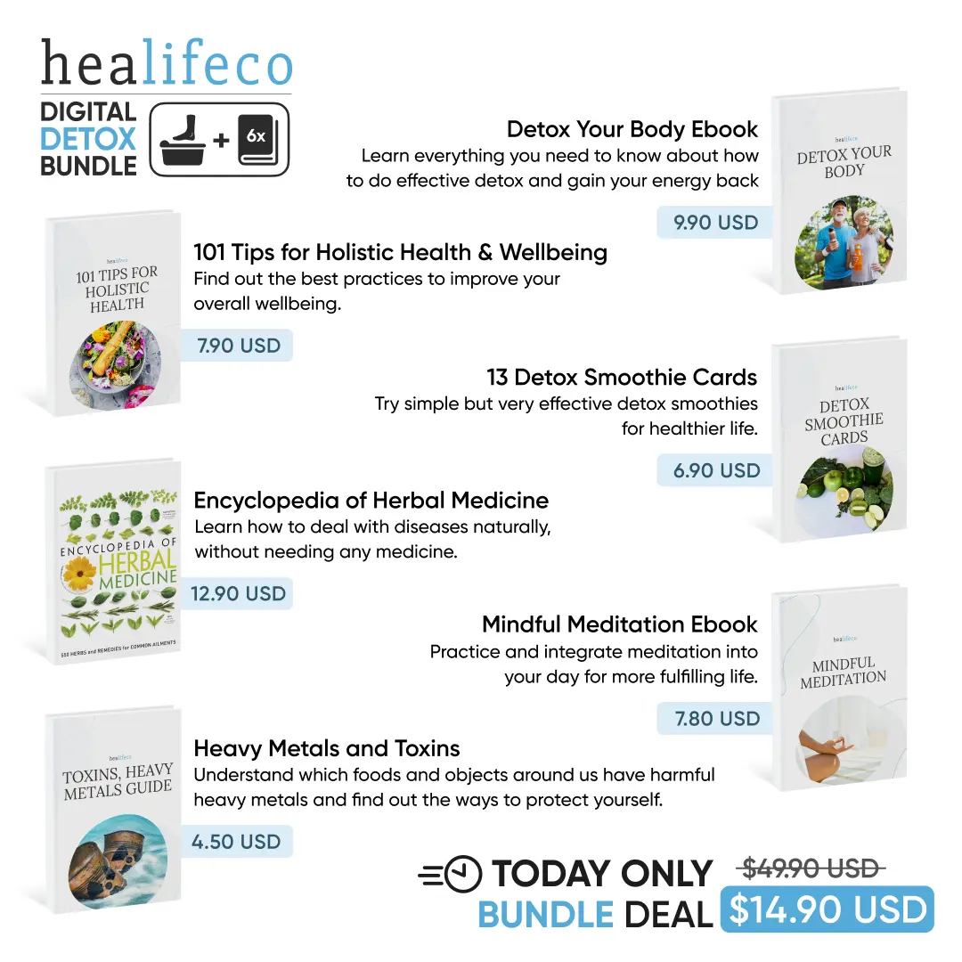 Healifeco Ionisches Fußbad | Entfernt Giftstoffe und Schwermetalle für ein gesünderes Leben
