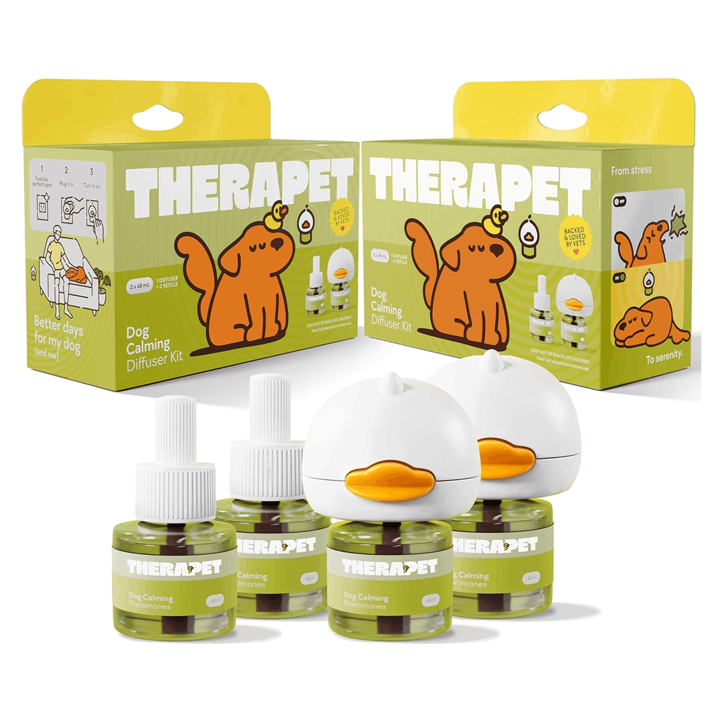Beruhigungs-Diffusor-Set für Hunde