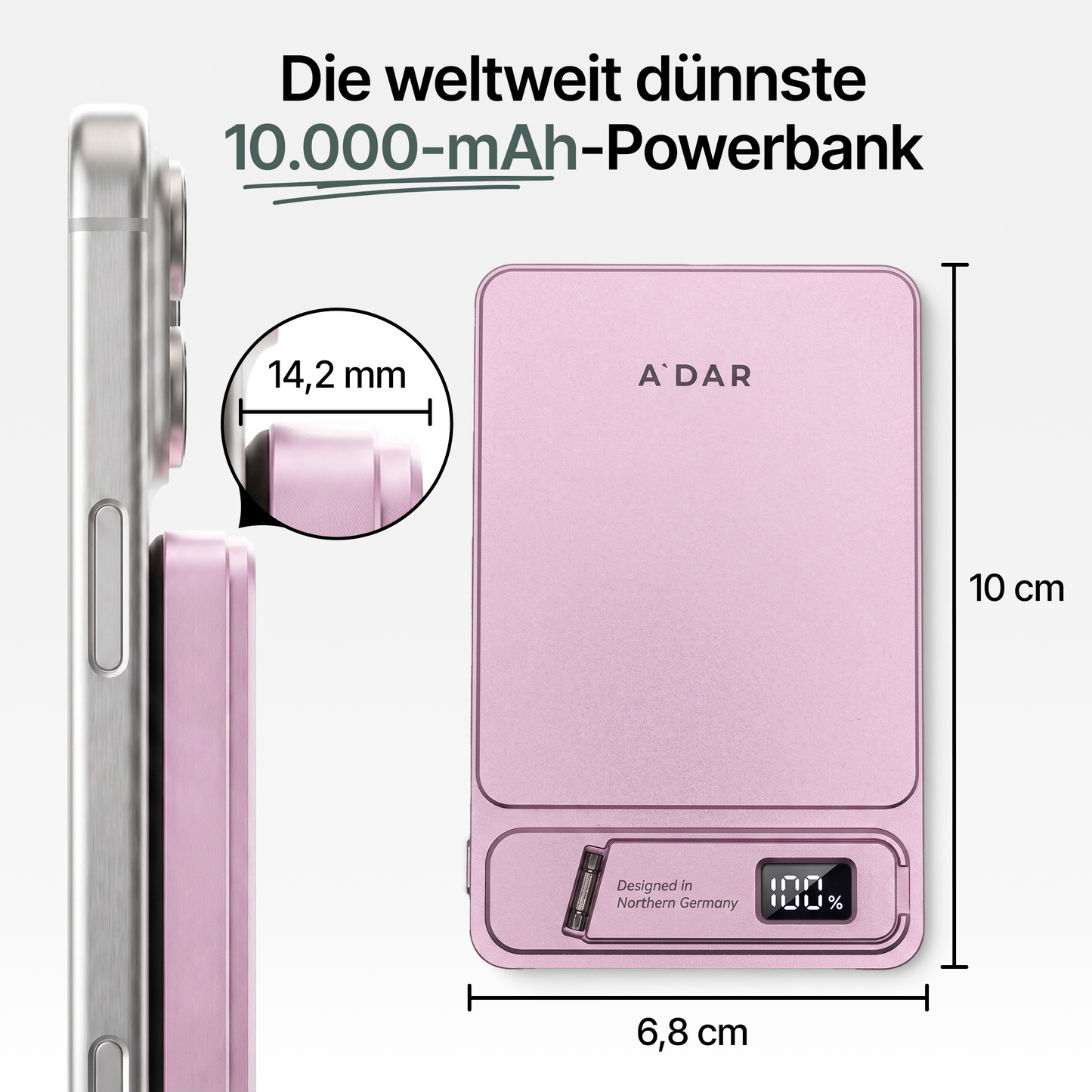 VoltGuard™ Intelligente magnetische Powerbank mit 20-W-Ladeleistung
