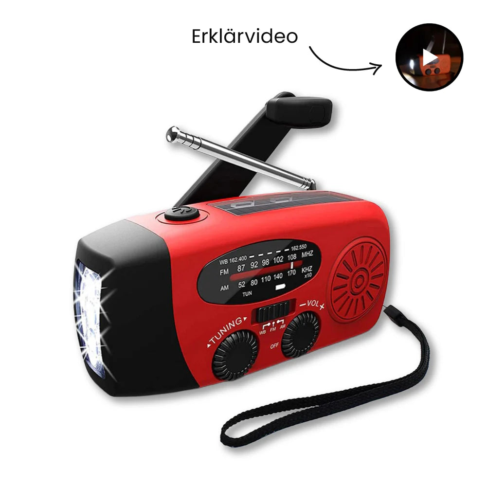 Dynox® | Notfall Radio & Handkurbel Generator für maximale Sicherheit