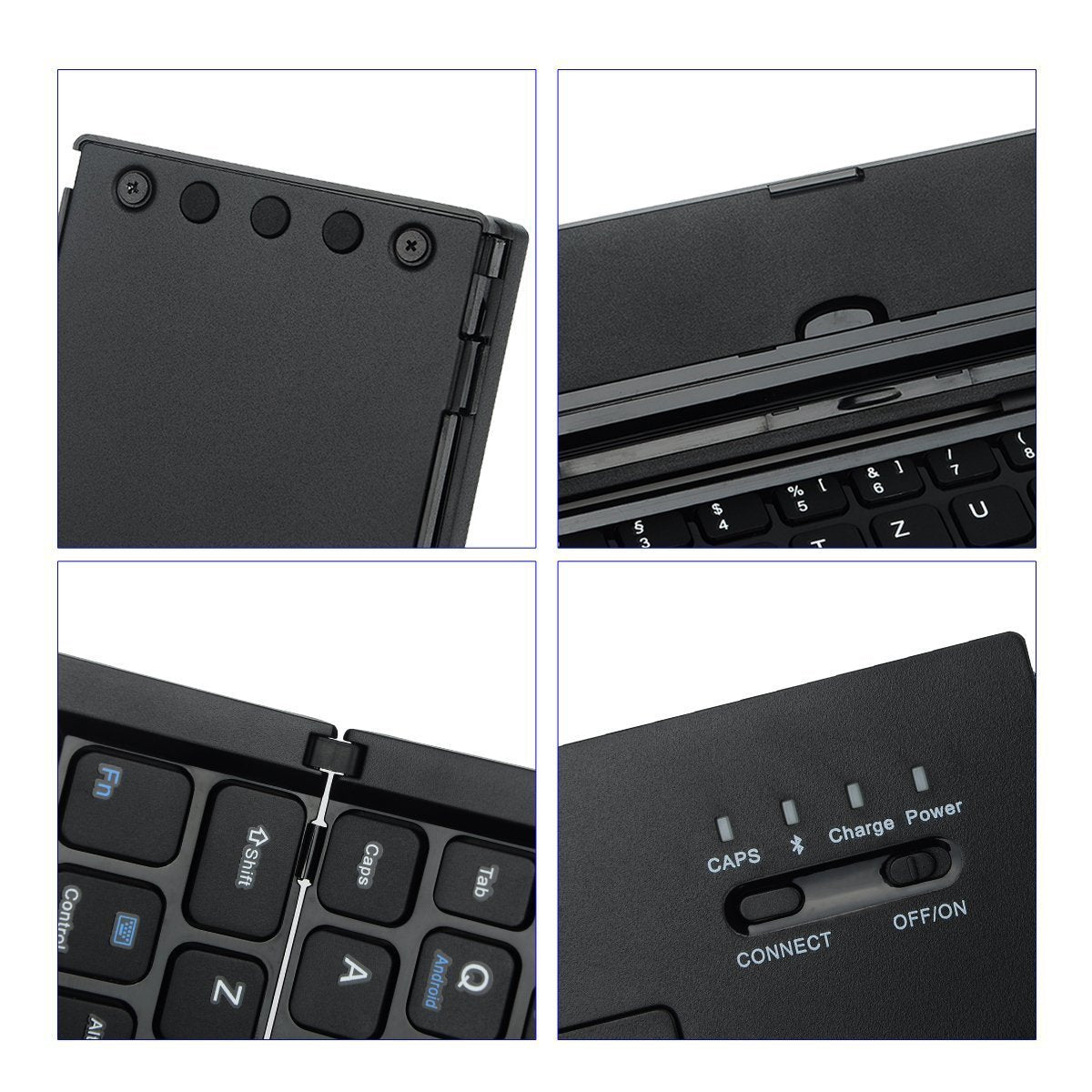 Portables Bluetooth-Tastatur | Kompakt. Tragbar. Leistungsstark.