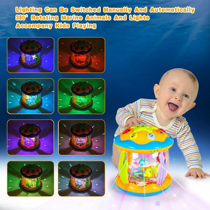 BrightSplash™ | Fesselndes Ozeanspielzeug zur Förderung der Sinne und Fähigkeiten von Babys