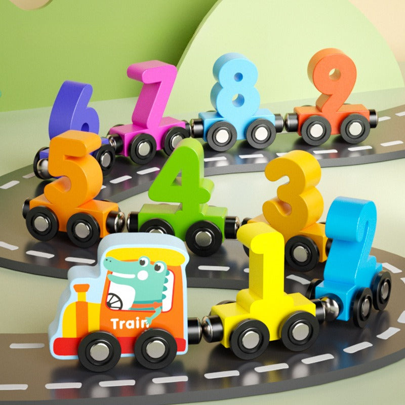 Easy-Build™ | Magnetische Zahlenbahn – Frühkindliche Mathematik spielerisch fördern