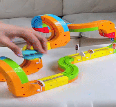 DIY Cube Track – Creatief & Actief | Creatieve DIY Treinbaan