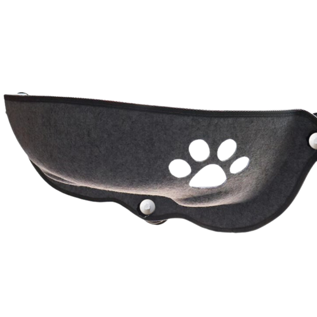 PurrVantage™ | Fensterschaukel für Katzen mit weichem Plüschkissen