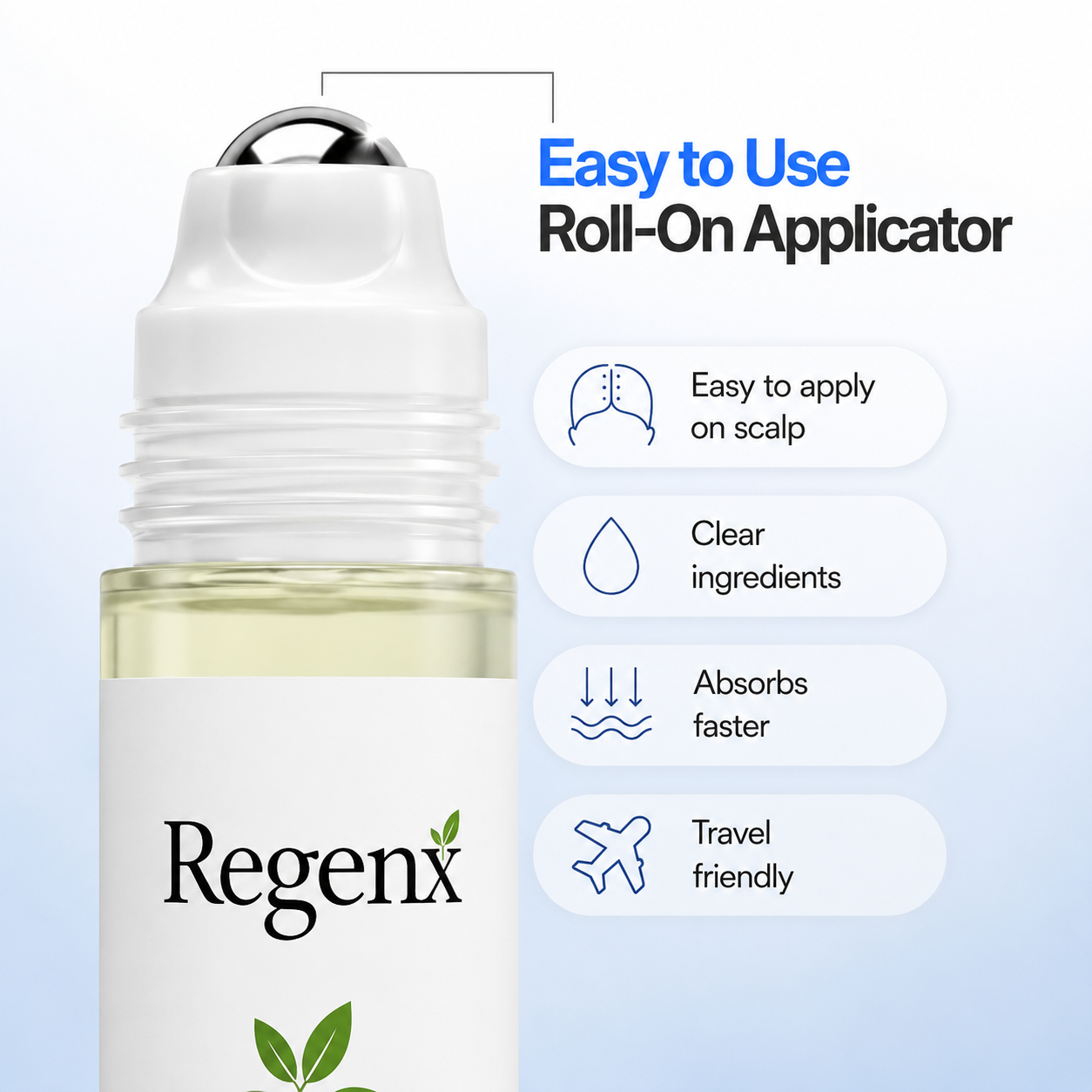RootLuxe™ – Kopfhautserum Roll-On für kräftiges Haar